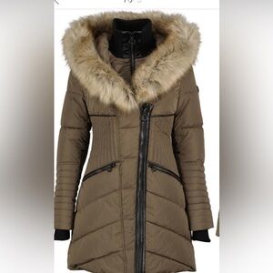 Noize Gigi mid length stylish parka like Mackage faux fur SUPER WARM